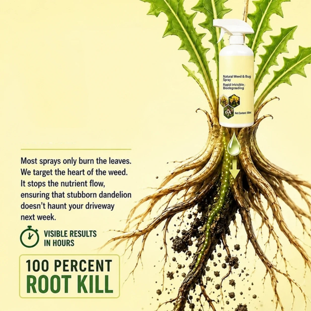 Fast-Acting NaturalHerbicide Spray-UP