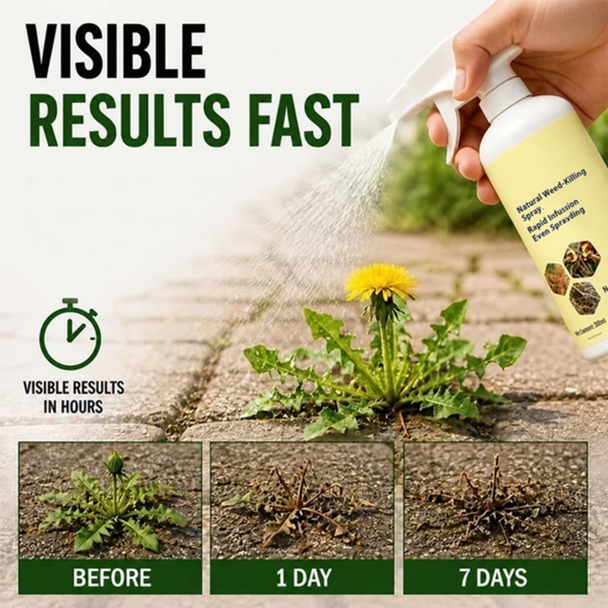 Fast-Acting NaturalHerbicide Spray-UP