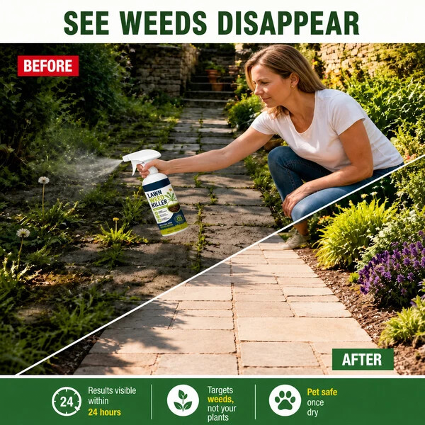 Lawn Weed & Root Control Spray – 100 mL