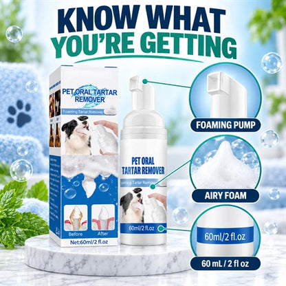 🐾🦷 Pet Oral Care Foam for Dogs & Cats