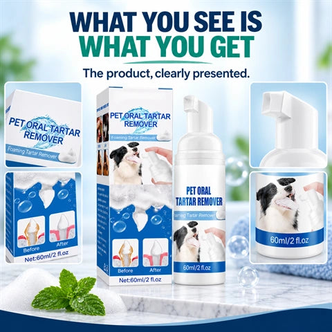 🐾🦷 Pet Oral Care Foam for Dogs & Cats
