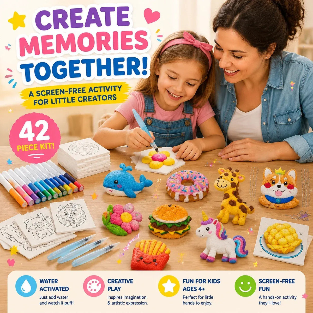 Create puffy 3D art together