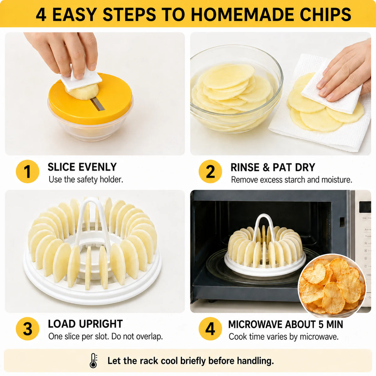 Microwave potato chip maker product image 5