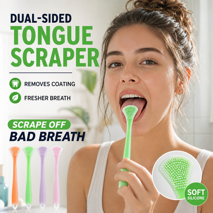 Auaax 3-in-1 silicone tongue scraper product image
