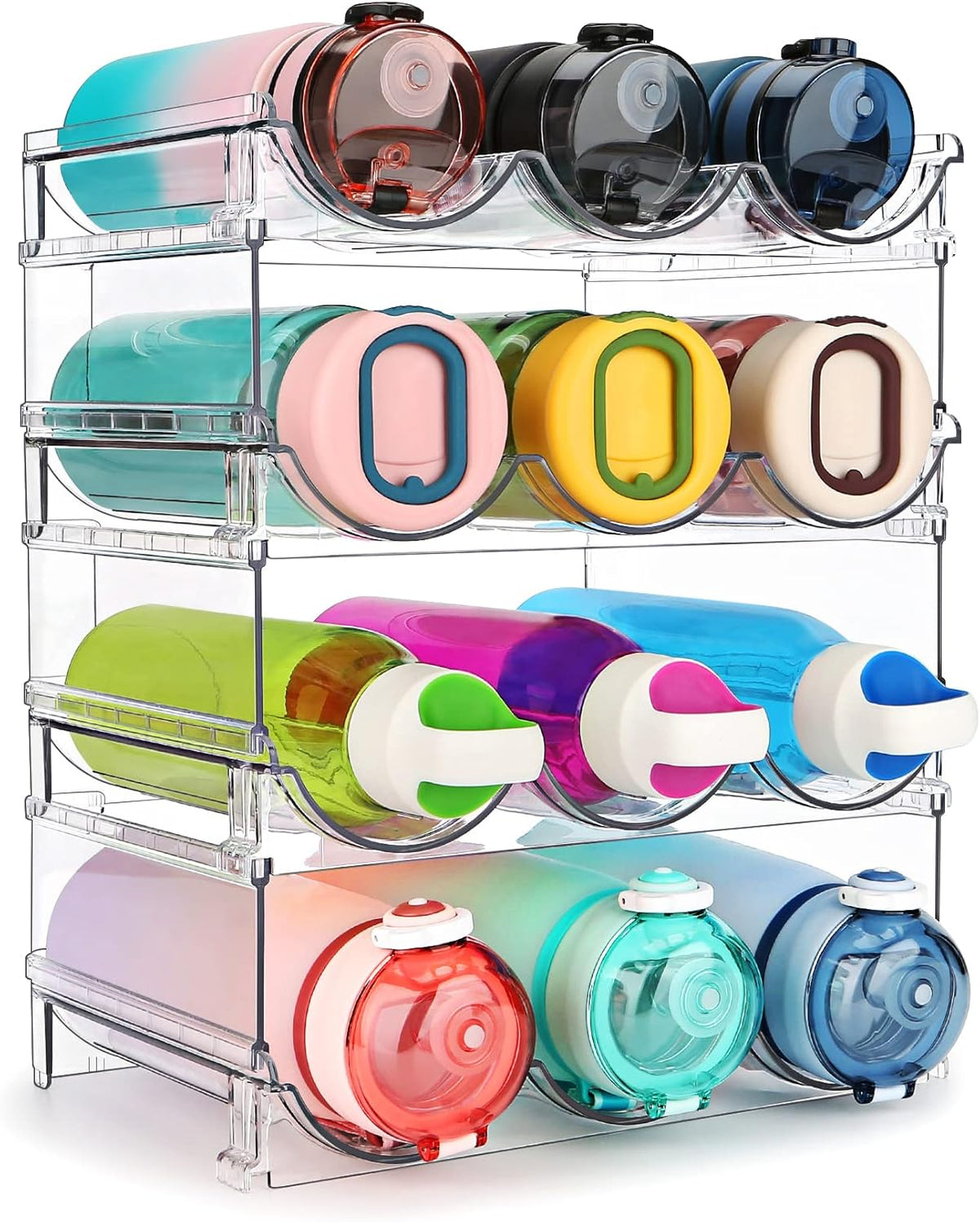 Auaax 4-Tier Water Bottle Organizer