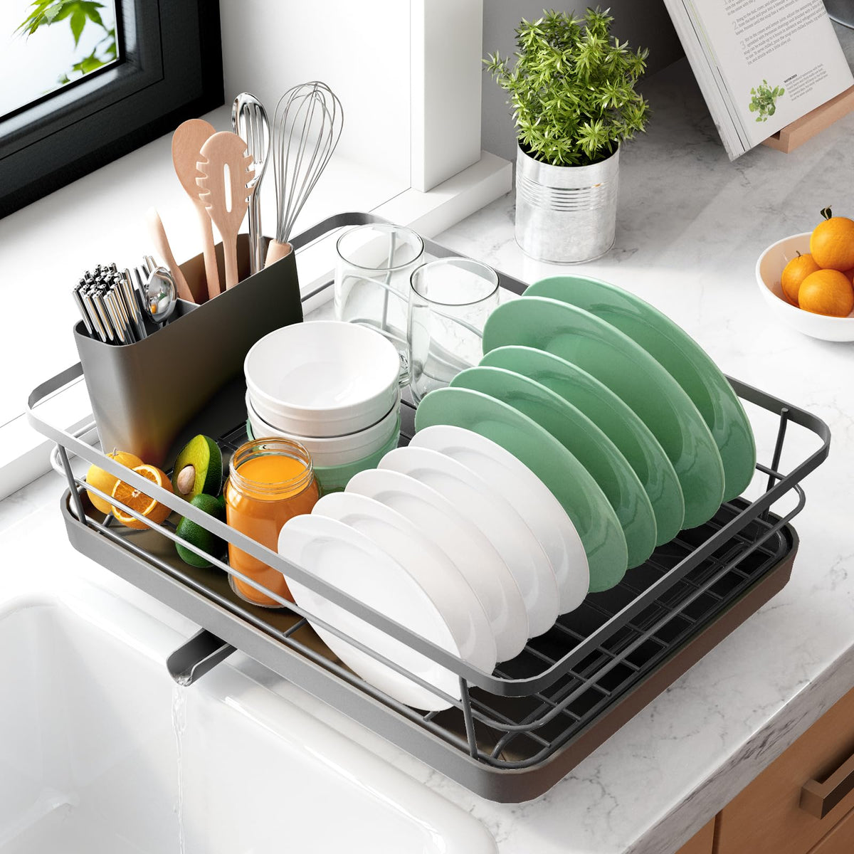 Auaax Compact Dish Drying Rack